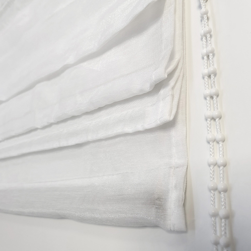 Store bateau tamisant lurex elfi Blanc