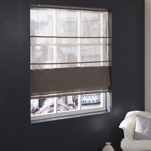 Store bateau tamisant lurex elfi Taupe