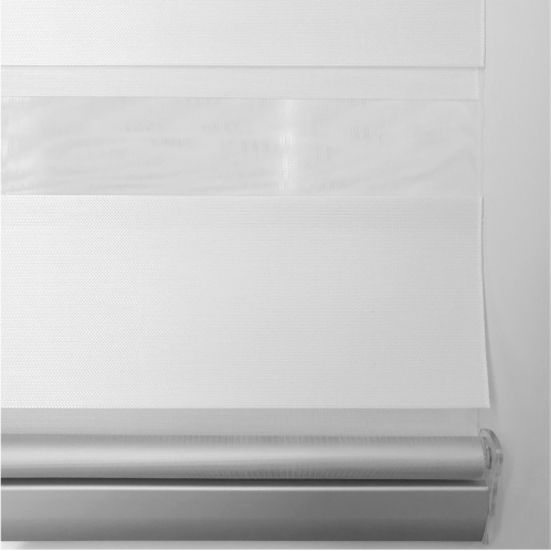 Store enrouleur jour nuit blanc alutech avec coffre - gamme Must