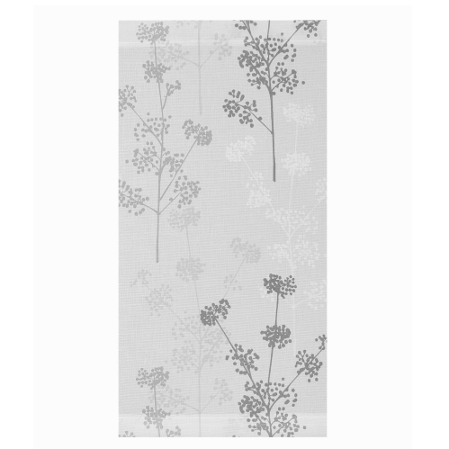 Vitrage tamisant motifs graminées