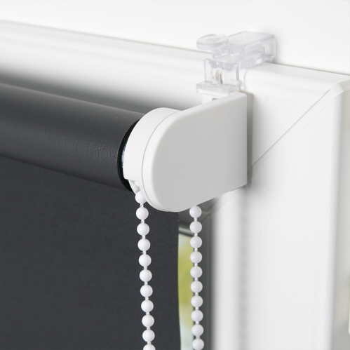 Store enrouleur occultant sans percer - Gris anthracite