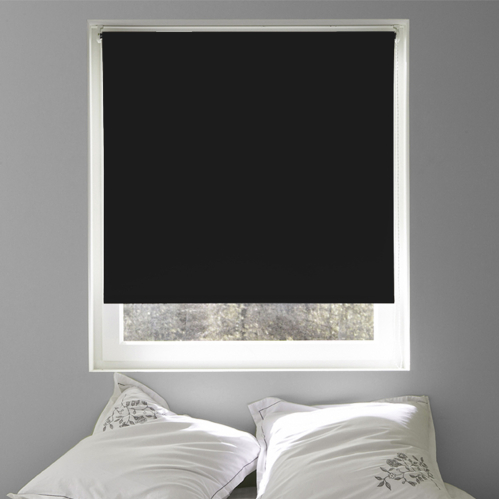 Store enrouleur occultant uni h250cm - Noir