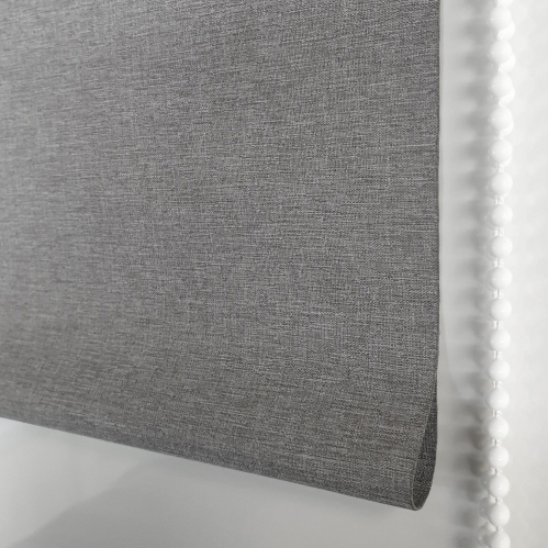 Store enrouleur occultant tissu double face - Gris foncé