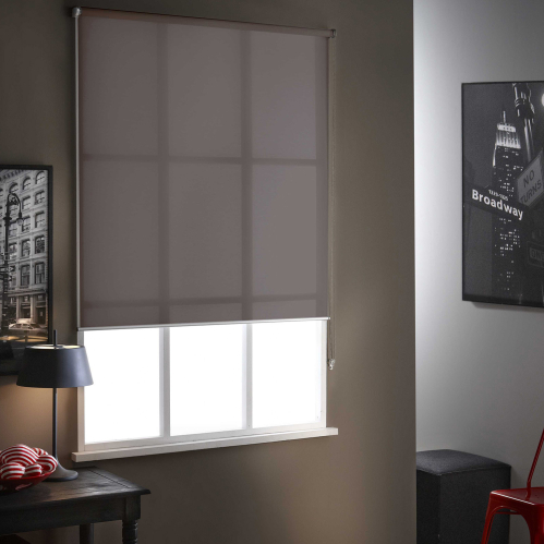 Store enrouleur tamisant h190cm gamme Must - Gris rosé