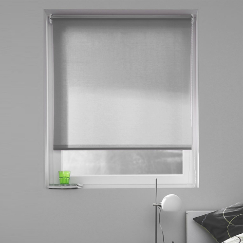 Store enrouleur tamisant uni h190cm - Gris