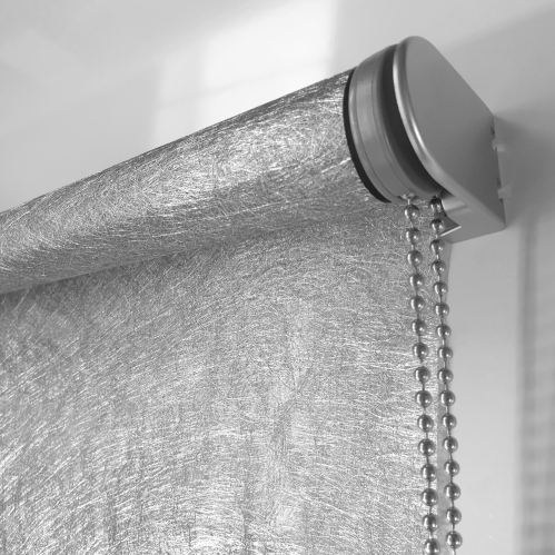 Store enrouleur voile effet frost gamme Must - Gris