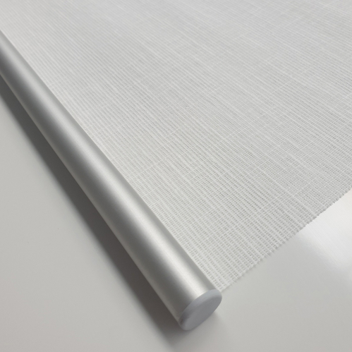 Store enrouleur voile de lin blanc gamme Must - Blanc