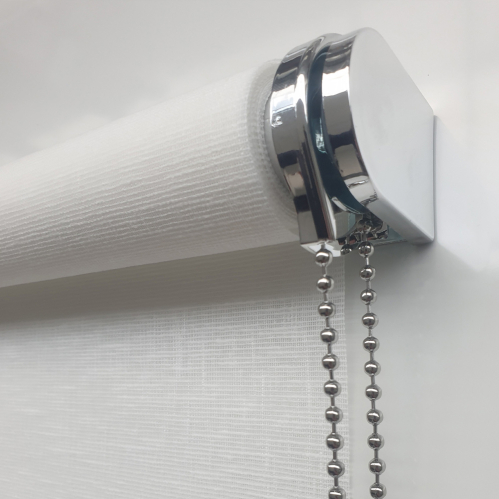 Store enrouleur voile de lin blanc gamme Must - Blanc
