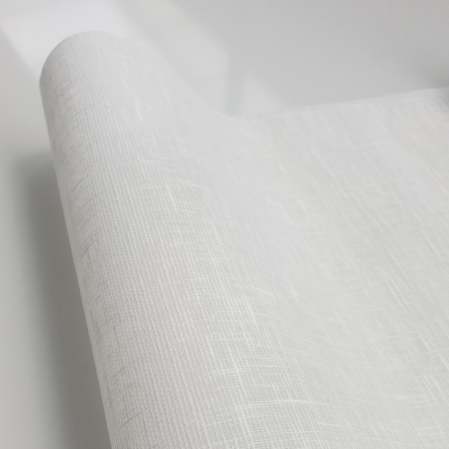 Store enrouleur voile de lin blanc gamme Must - Blanc