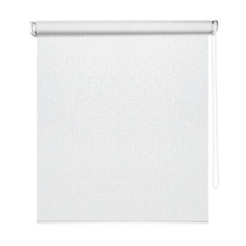 Store enrouleur tamisant motif Manhattan - Blanc