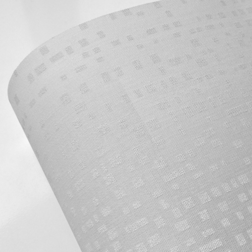 Store enrouleur tamisant motif Manhattan - Blanc