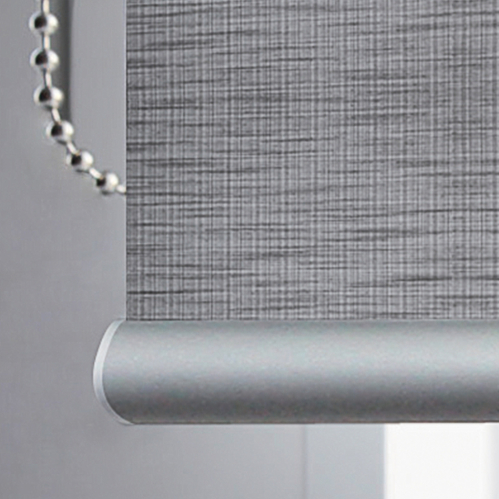 Store enrouleur voile texturé lurex gamme Must - Gris