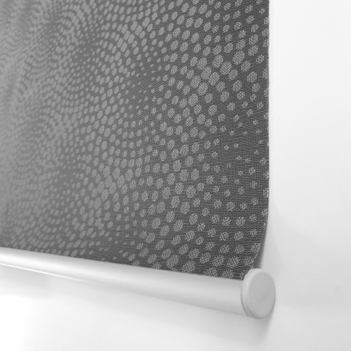 Store enrouleur tamisant jacquard gamme Must - Gris anthracite