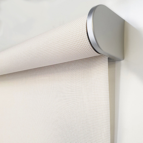 Store enrouleur tamisant thermique E-roll motorisé - Beige