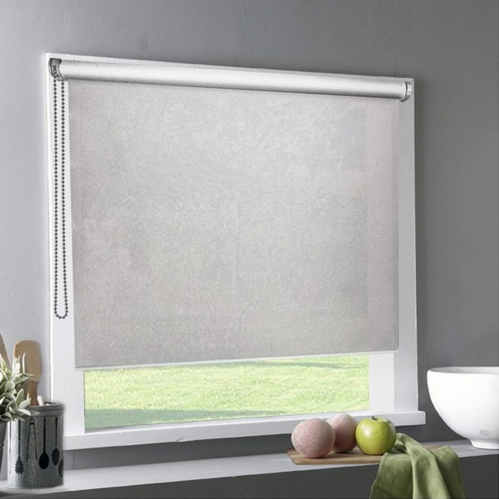 Store enrouleur tamisant thermique revers alu gamme Must - Gris clair