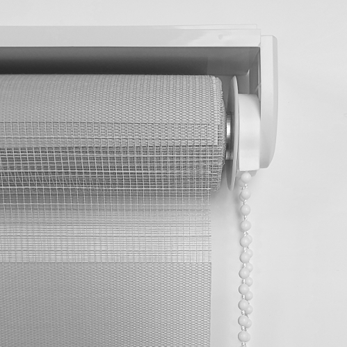 Store Jour Nuit Enrouleur Gris sans percer