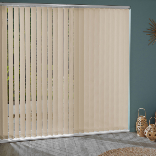 Lot de 5 lamelles verticales 89mm unies pour store...