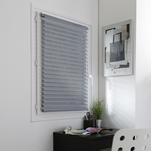 Store enrouleur jour nuit duo voile sans percer