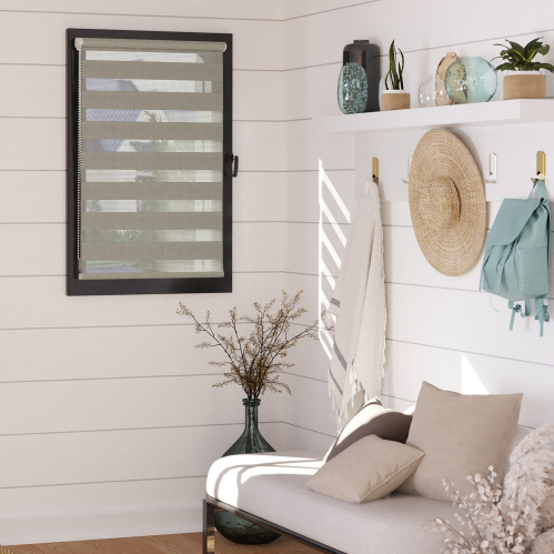 Store enrouleur jour nuit prêt-à-poser sans percer h190cm