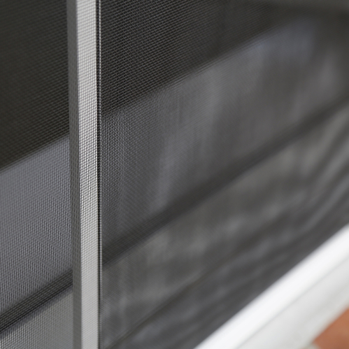 Zoom moustiquaire extensible en aluminium