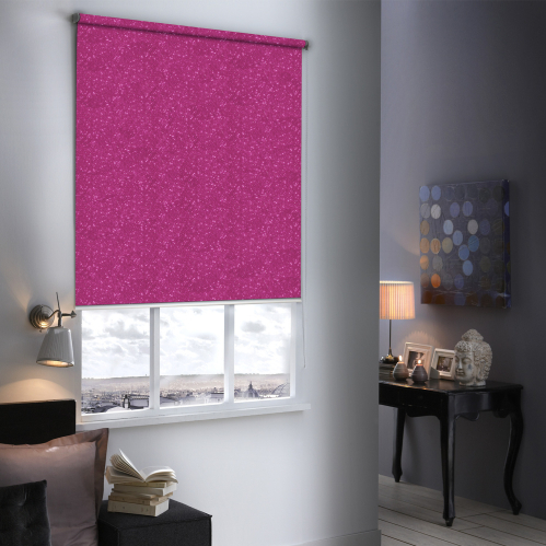 Store enrouleur occultant à paillettes - gamme Must - Rose