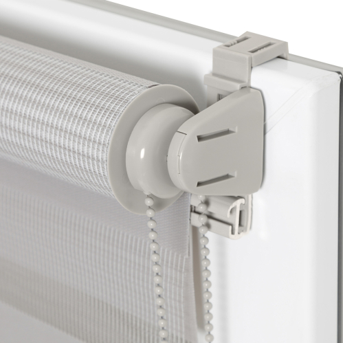 Mécanisme pour store enrouleur jour nuit sans percer - Taupe
