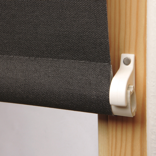 Lot de 6 crochets d'arrêt pour store incliné - Blanc