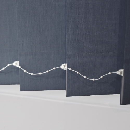 Chaînette basse blanche pour store californien à lamelles...