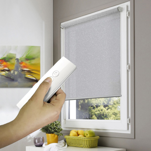 Pack store enrouleur tamisant à paillettes + moteur