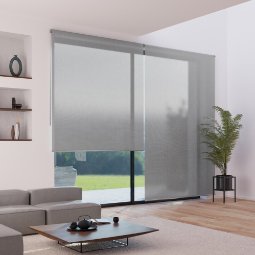 Store enrouleur voile tissu mesh - gamme Must