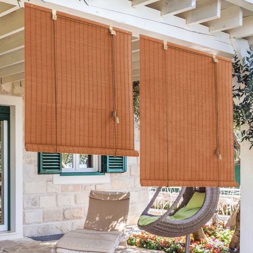 Roll'up bambou fines lattes pour intérieur et extérieur