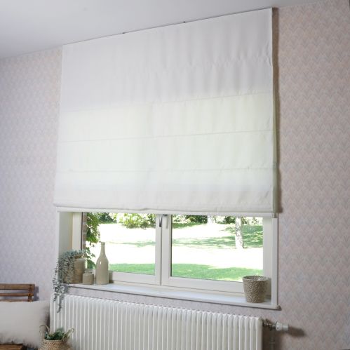 Store bateau tamisant chiné chambray