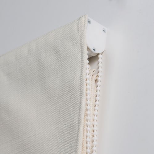 Store bateau tamisant chiné chambray