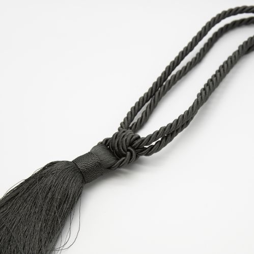 Embrasse à rideaux classique lien torsadé et pompon