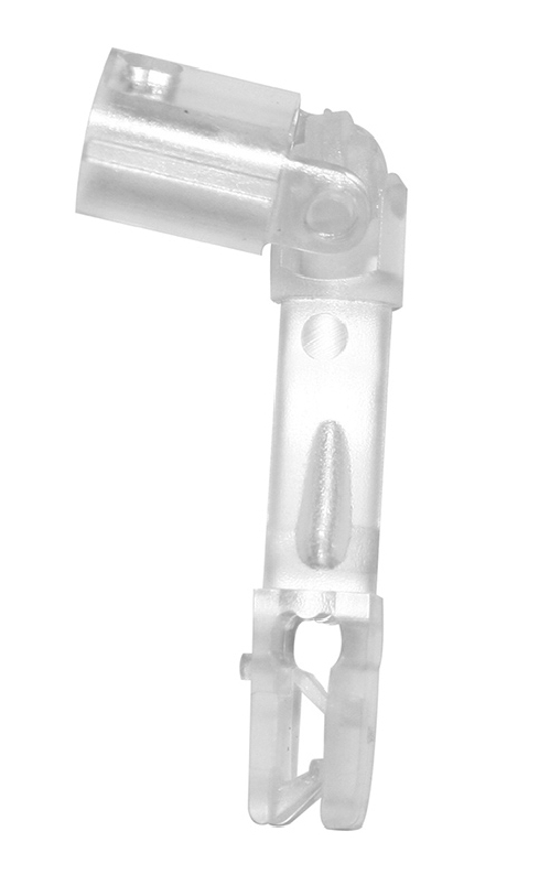 L4 : 10 crochets rotules  BLANC