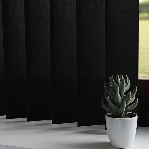 Lot de 5 lamelles verticales 89mm occultantes sans chainette pour store californien